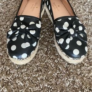 Kate Spade Polka Dot espadrilles